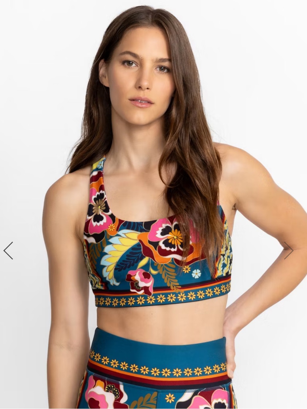 JOHNNY WAS BEE ACTIVE REVERSIBLE SPORTS BRA